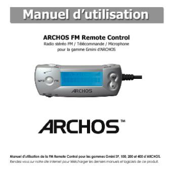 Manuel d'utilisation