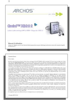 Gmini™ XS202 - Archos
