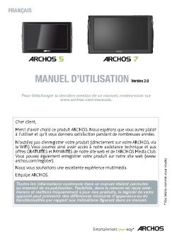 MANUEL D'UTILISATION