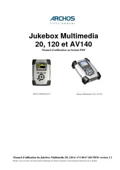 French User Guide JBM20 and AV140 v1.1