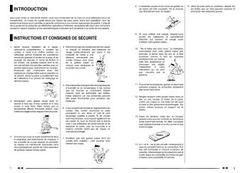 introduction instructions et consignes de sécurité - Ibanez