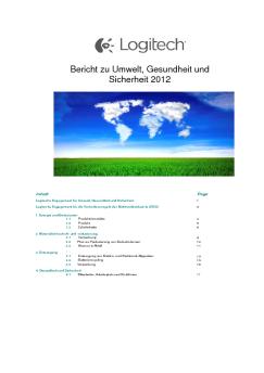 Bericht zu Umwelt, Gesundheit und Sicherheit 2012 - Logitech