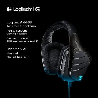Logitech® G633 Artemis Spectrum User Manual Manuel de l'utilisateur