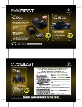 15 rebate - Logitech