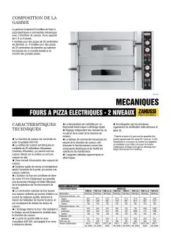 FOURS A PIZZA ELECTRIQUES - 2 NIVEAUX