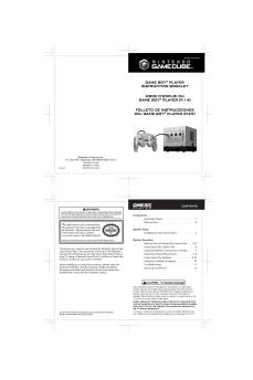 folleto de instrucciones del game boy® player - Nintendo