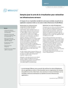 Gemplus joue la carte de la virtualisation pour ... - VMware