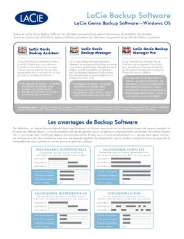 Genie Backup Software Datasheet - LaCie