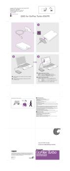 QSG for GoFlex Turbo-EN/FR