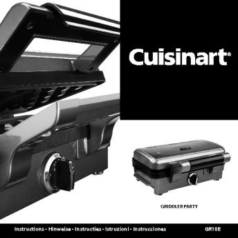 Instructions - Hinweise - Instructies - Istruzioni ... - Cuisinart