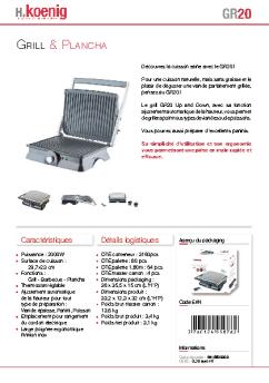 Grill & Plancha - H.Koenig