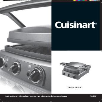 Instructions - Hinweise - Instructies - Istruzioni ... - Cuisinart
