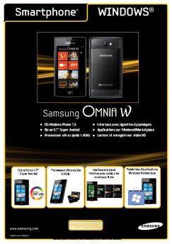 OS Windows Phone 7.5 Interface avec vignettes dynamiques Ecran ...