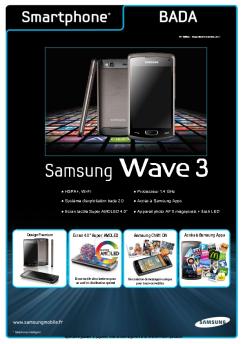 Accès à Samsung Apps Samsung Ch@t ON Ecran 4.0'' Super ...