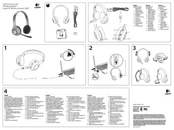 Getting started with Logitech® Wireless Headset H600