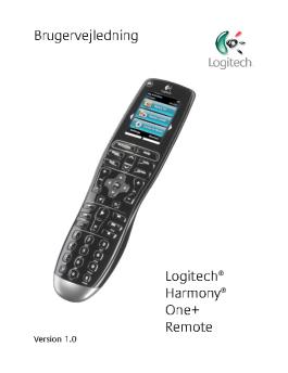 Brugervejledning Logitech® Harmony® One+ Remote