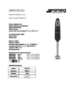 HBF01BLEU - Smeg