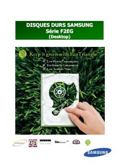SAMSUNG DISQUES DURS 3.5'' Série F2EG