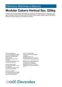 Electrolux Machines a Glacons