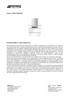 Hottes - KMN75 NEWSON RATIONALISME ET FONCTIONNALITÉ  ...