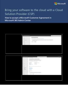 How To Accept A Microsoft Customer Agreement