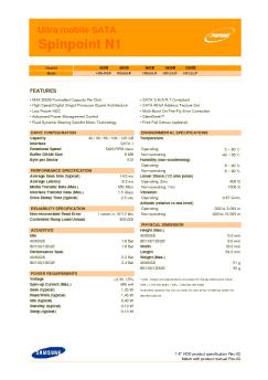 Spinpoint N1 - Seagate