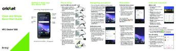 HTC Desire 555 Cricket QSG