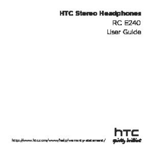 Htc Headphones Rc E240