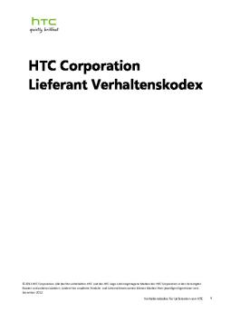 Htc Supplier Code Of Conduct Dec 2012 Deu