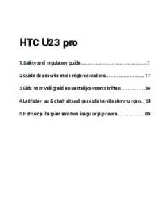Htc U23 Pro Safety Guide