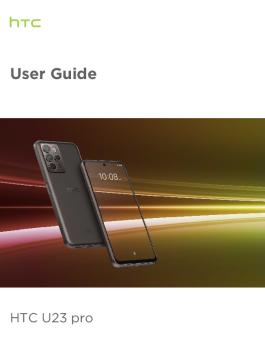 Htc U23 Pro User Guide