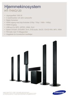 Hjemmekinosystem - Samsung