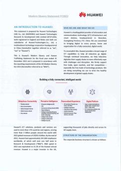 Huawei Uk Modern Slavery Statement 2022