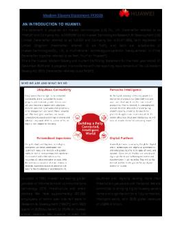 Huawei Uk Modern Slavery Statement 2023