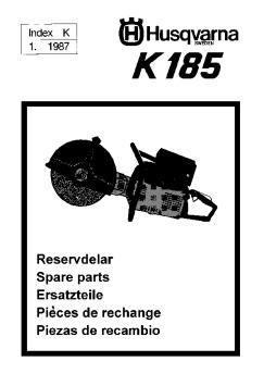 IPL, K185, 1987-01, Power Cutter - Husqvarna