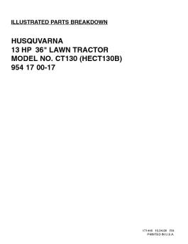IPL, CT 130 (HECT130B), 954170017, 1999-10, Ride ... - Husqvarna