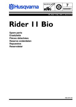 IPL, Rider 11 Bio, 1999-11 - Husqvarna