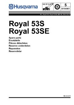 IPL, Royal 53 S, Royal 53 SE, 2001-03, Lawn Mower - Wolfswinkel ...