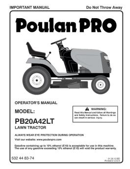 operation - Husqvarna