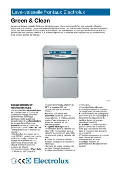 Lave-vaisselle frontaux Electrolux