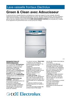 Lave-vaisselle frontaux Electrolux