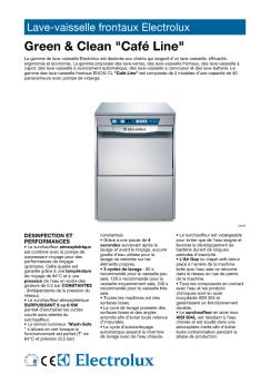 Lave-vaisselle frontaux Electrolux