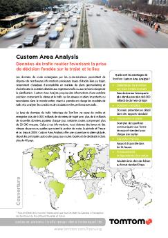 Custom Area Analysis - TomTom
