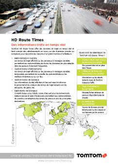 HD Route Times - TomTom