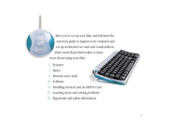 iMac G3 (Original) User Manual - Support - Apple
