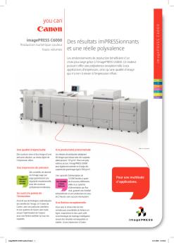imagePRESS C6000 Leaflet French.indd - AM Paris