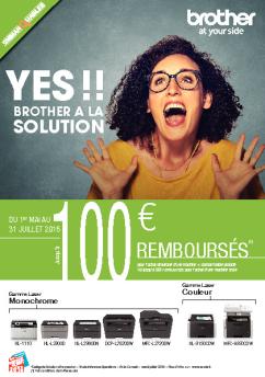 100remboursés(1) - Brother