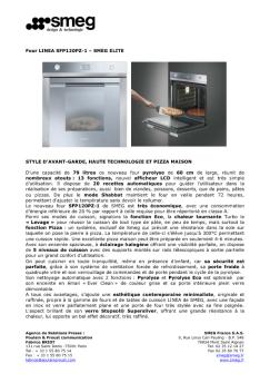 Four LINEA SFP120PZ-1 – SMEG ELITE STYLE D'AVANT-GARDE ...
