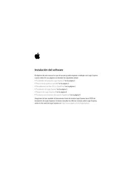 Logic Express Instalación del software - Support - Apple