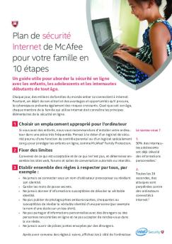 Plan de sécurité Internet de McAfee pour votre famille en 10 ...